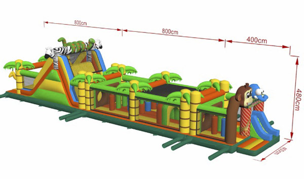 Safari Park (Zoo + Obstáculos + Girafas)