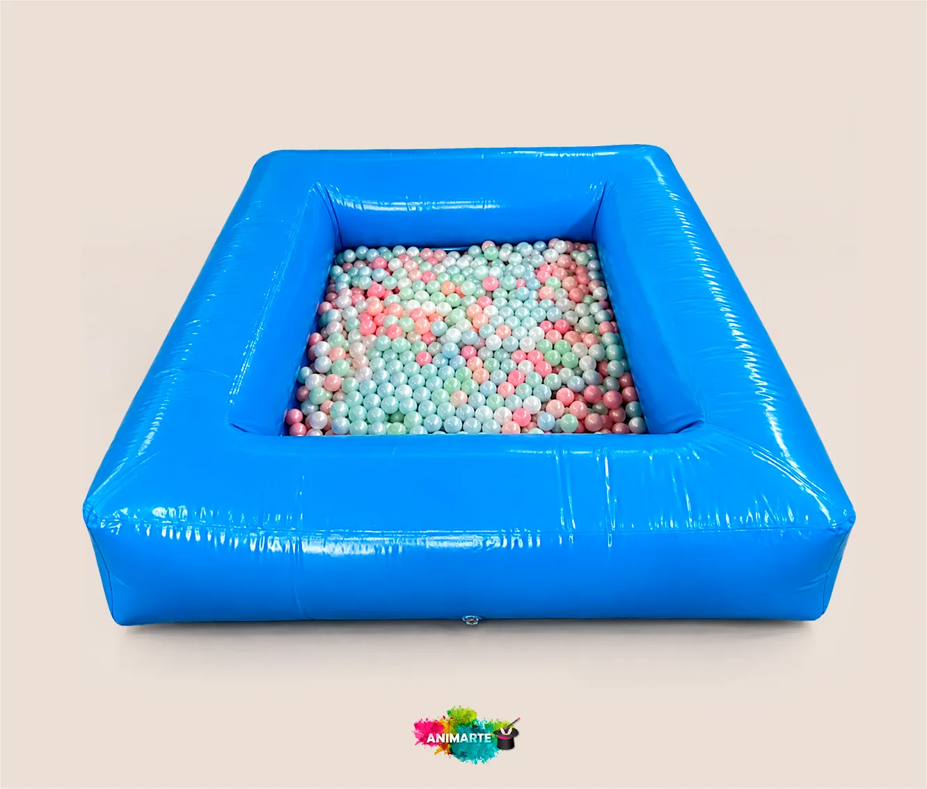 Blue Pool with Water or Balls